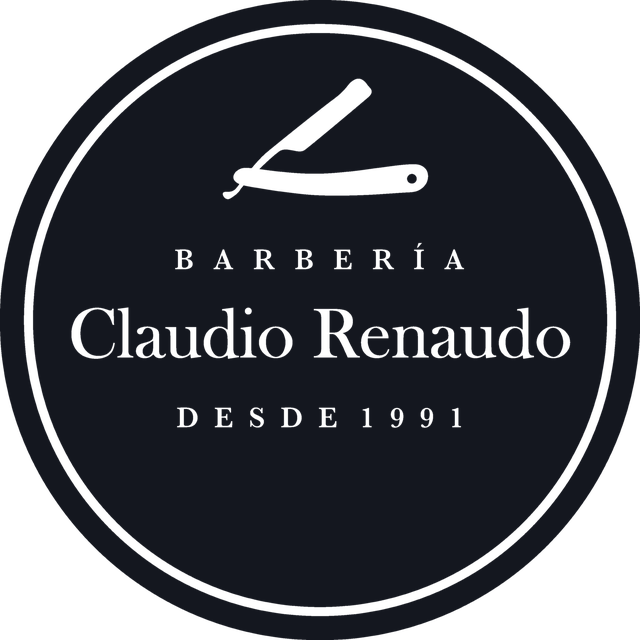 Logo de Barbería Claudio Renaudo, desde 1991
